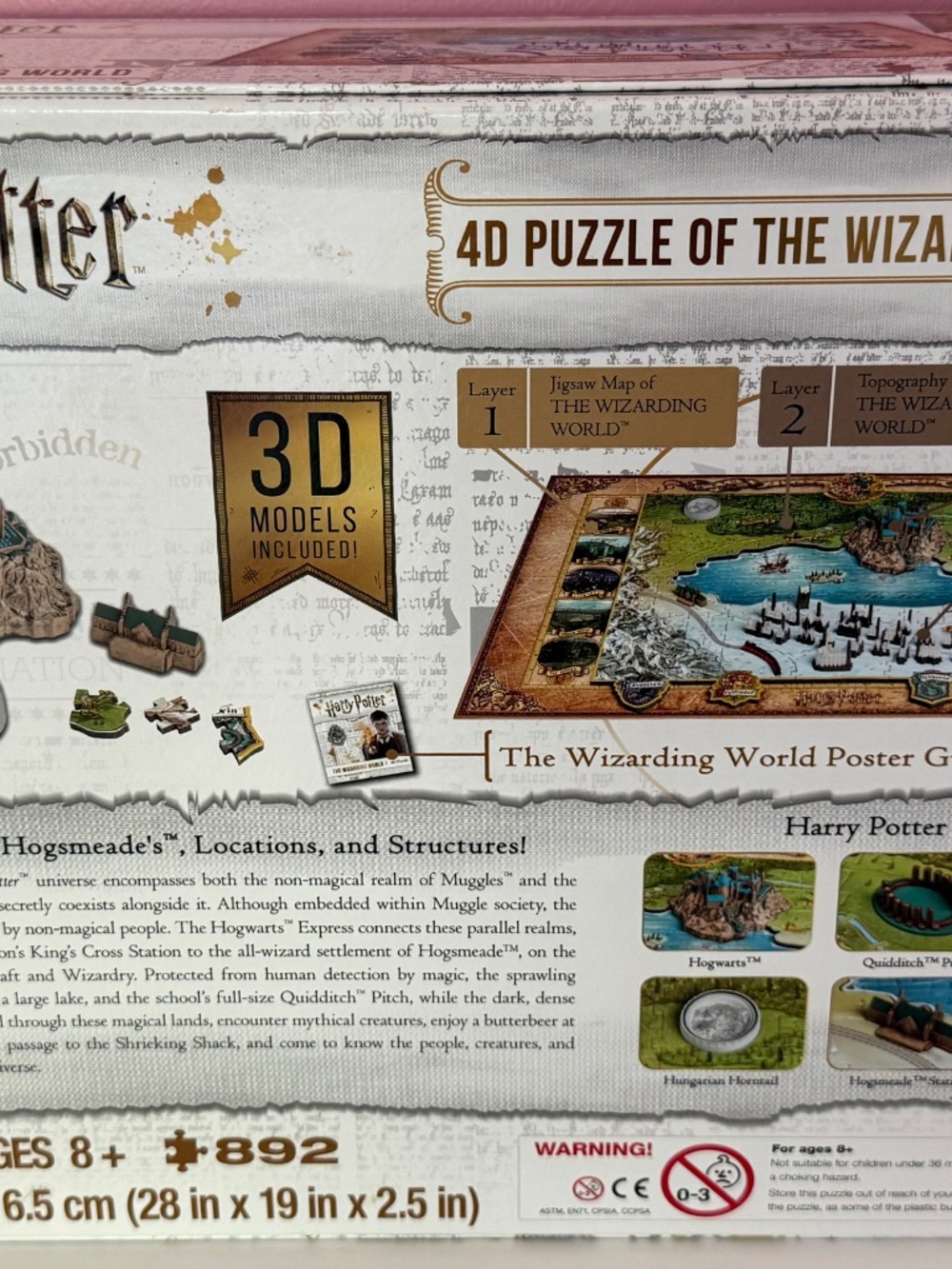 Harry Potter Wizarding World 4D Puzzle - New - Picture 6 of 10